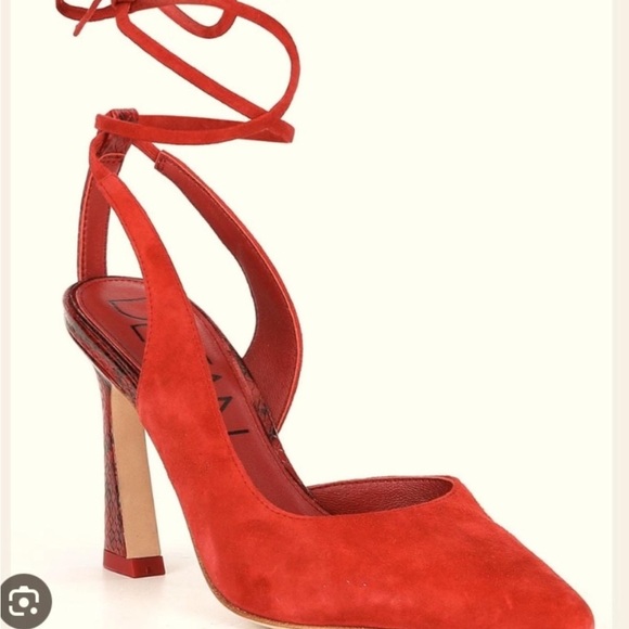 Deltan Juliana Leather Ankle Tie Pumps Black Size 9.5 - Picture 11 of 13